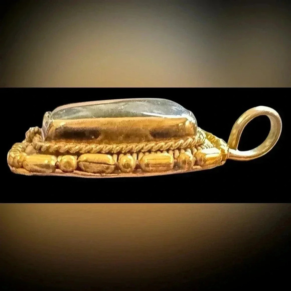 Handmade Moss Agate Pendant - Picture 8 of 9